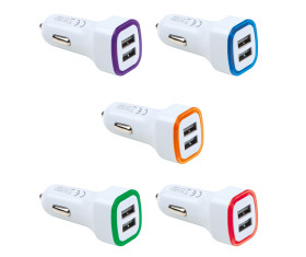 adaptateur de charge USB pour voiture Fruit