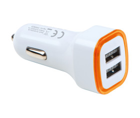 Adaptador de carga USB KFZ en colores afrutados.